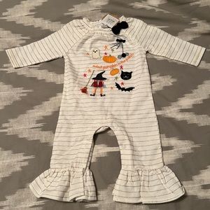 Mudpie Fall and Halloween One Piece 3-6 month NWT